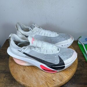 Nike Alphafly 3 Men's Road Running Shoes White Black Pink Size 13 FD8311-103